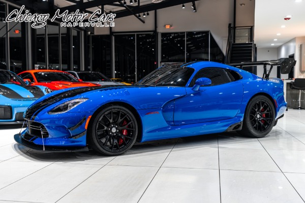 Used 2016 Dodge Viper ACR Extreme Coupe RARE! ONLY 3k Miles! Competition Blue! V10! ONE-OWNER! for sale Sold at Chicago Motor Cars in West Chicago IL 60185 1
