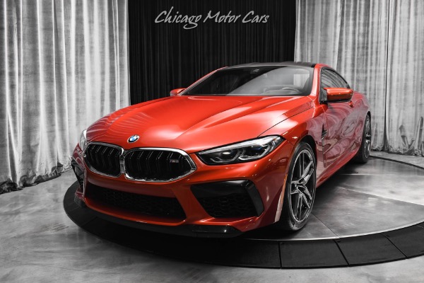 Used 2020 BMW M8 Coupe Driver Assistance Pkg MSRP $133K+ Motegi Red Metallic Just Serviced for sale Sold at Chicago Motor Cars in West Chicago IL 60185 2