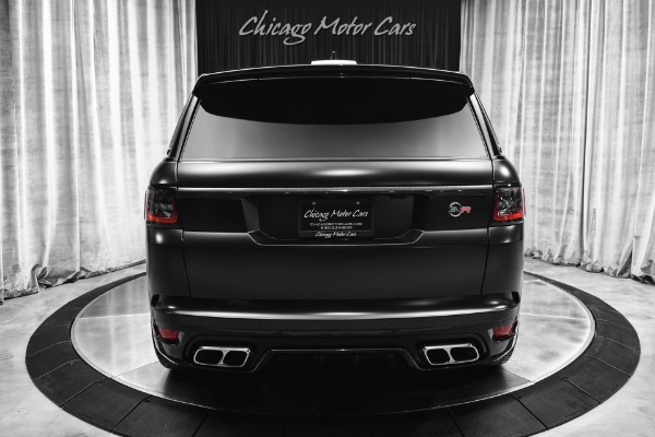 Used 2022 Land Rover Range Rover Sport SVR 575HP Full Satin PPF Meridian Sound Carbon Fiber Upgraded Wheels for sale Sold at Chicago Motor Cars in West Chicago IL 60185 4