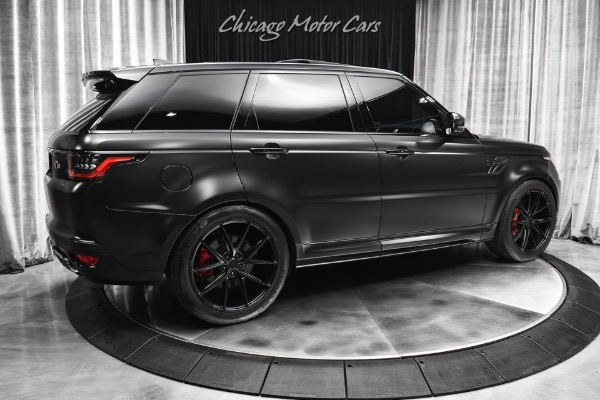 Used 2022 Land Rover Range Rover Sport SVR 575HP Full Satin PPF Meridian Sound Carbon Fiber Upgraded Wheels for sale Sold at Chicago Motor Cars in West Chicago IL 60185 5