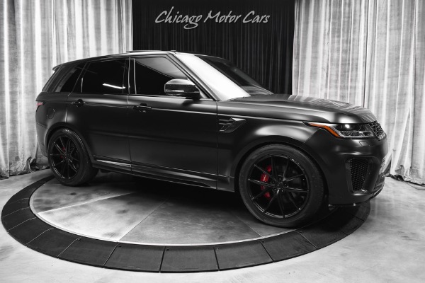 Used 2022 Land Rover Range Rover Sport SVR 575HP Full Satin PPF Meridian Sound Carbon Fiber Upgraded Wheels for sale Sold at Chicago Motor Cars in West Chicago IL 60185 6
