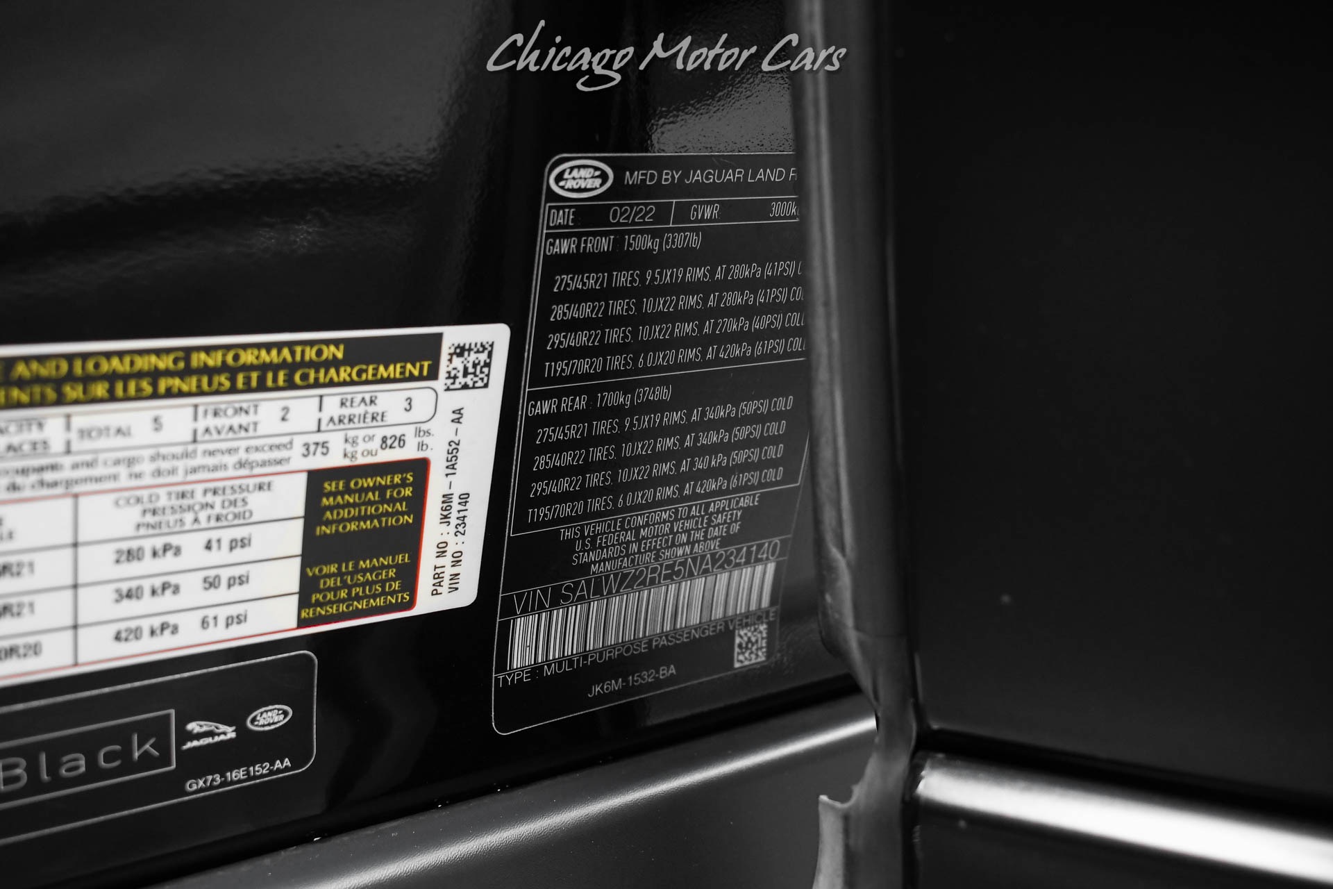 2022 LAND ROVER RANGE ROVER SPORT - Image 61