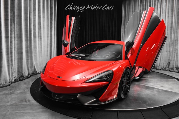 Used 2017 McLaren 570S Coupe Design Edition 1 Luxury Pack Sport Exhaust Vermillion Red for sale Sold at Chicago Motor Cars in West Chicago IL 60185 2