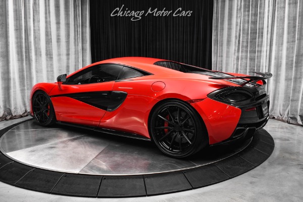 Used 2017 McLaren 570S Coupe Design Edition 1 Luxury Pack Sport Exhaust Vermillion Red for sale Sold at Chicago Motor Cars in West Chicago IL 60185 3