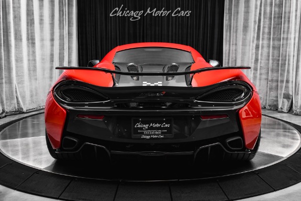 Used 2017 McLaren 570S Coupe Design Edition 1 Luxury Pack Sport Exhaust Vermillion Red for sale Sold at Chicago Motor Cars in West Chicago IL 60185 4