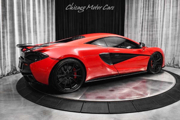 Used 2017 McLaren 570S Coupe Design Edition 1 Luxury Pack Sport Exhaust Vermillion Red for sale Sold at Chicago Motor Cars in West Chicago IL 60185 5