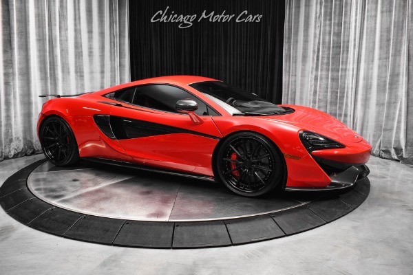 Used 2017 McLaren 570S Coupe Design Edition 1 Luxury Pack Sport Exhaust Vermillion Red for sale Sold at Chicago Motor Cars in West Chicago IL 60185 6