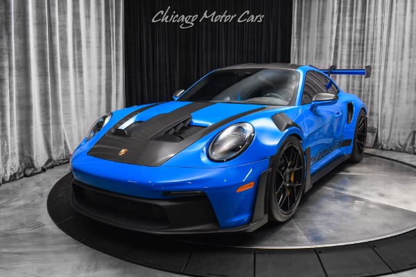 Used 2024 Porsche 911 GT3 RS Weissach Shark Blue Only 700 Miles! Porsche Watch! FULL PPF LOADED for sale Sold at Chicago Motor Cars in West Chicago IL 60185 2