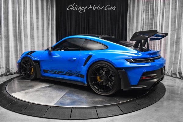 Used 2024 Porsche 911 GT3 RS Weissach Shark Blue Only 700 Miles! Porsche Watch! FULL PPF LOADED for sale Sold at Chicago Motor Cars in West Chicago IL 60185 3
