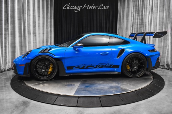 Used 2024 Porsche 911 GT3 RS Weissach Shark Blue Only 700 Miles! Porsche Watch! FULL PPF LOADED for sale Sold at Chicago Motor Cars in West Chicago IL 60185 1