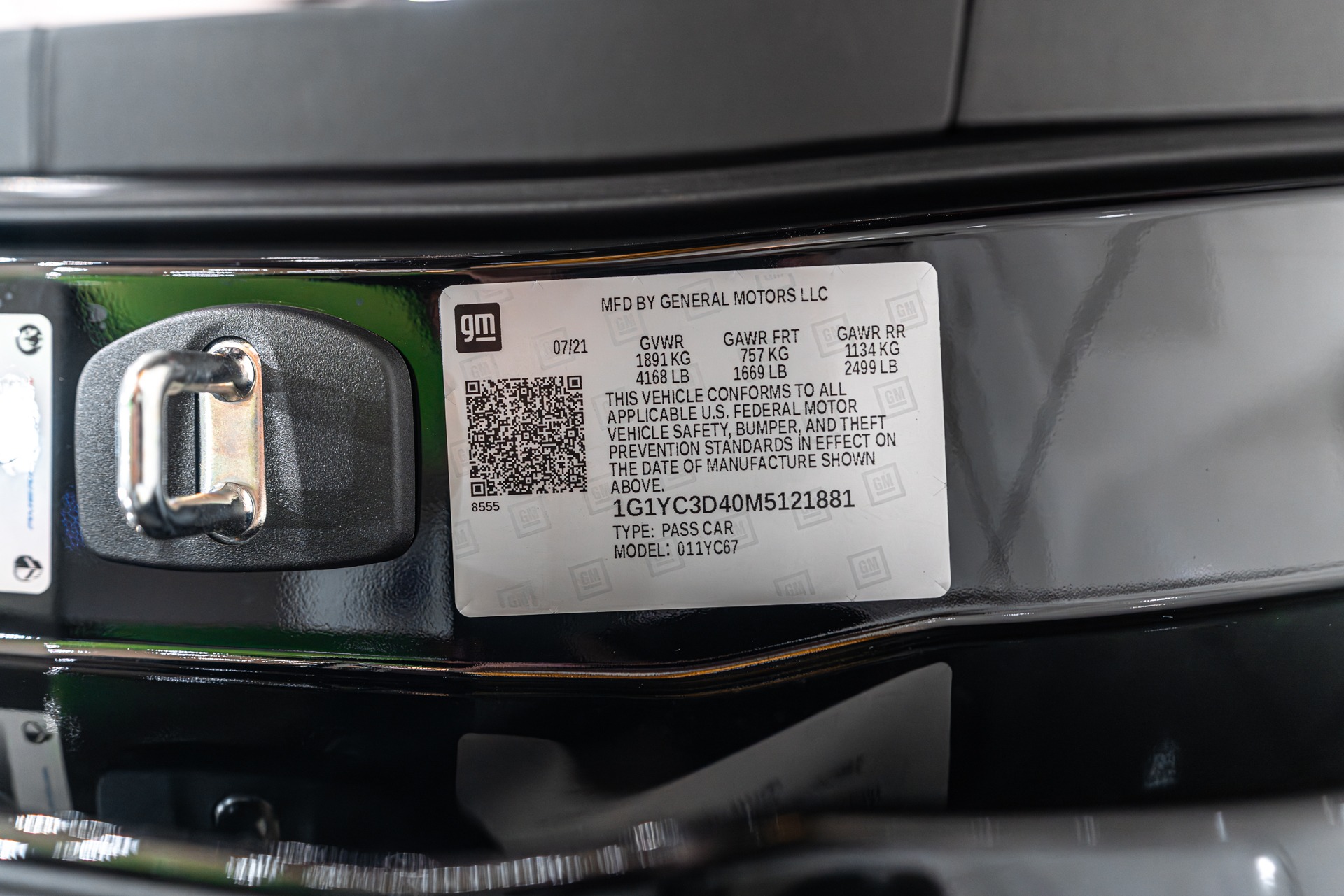 2021 CHEVROLET CORVETTE - Image 65