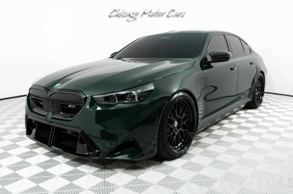 Used 2026 BMW M5 RARE Verde British Racing Only 1K miles! HRE Wheels! Full Body PPF! Loaded! for sale Sold at Chicago Motor Cars in West Chicago IL 60185 1