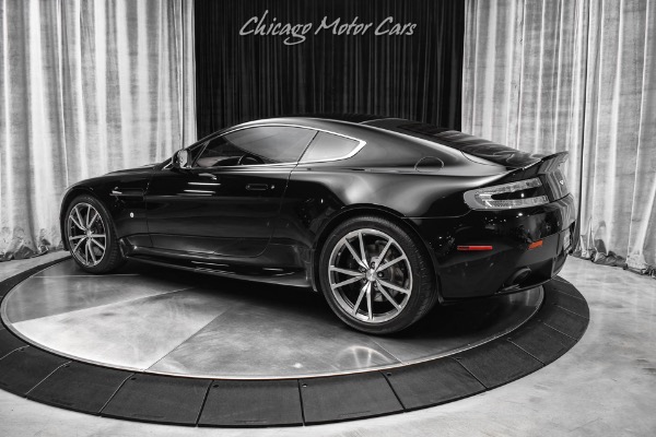 Used 2013 Aston Martin V8 Vantage Coupe Manual! Recent Service! Black on Black! Diamond Turned Wheels! for sale Sold at Chicago Motor Cars in West Chicago IL 60185 3