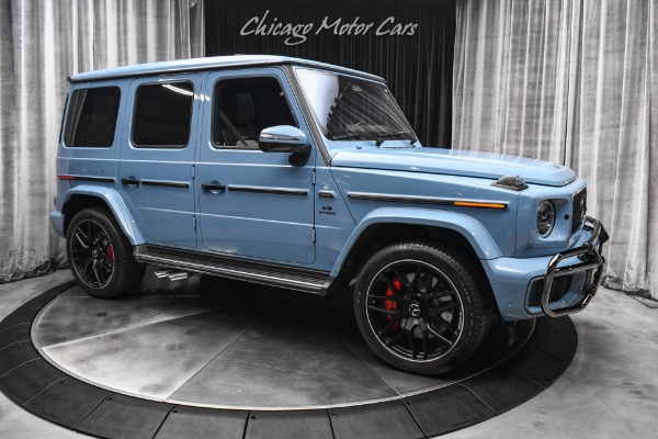 Used 2025 Mercedes-Benz G63 AMG MANUFAKTUR China Blue Only 2300 Miles Carbon Fiber LOADED Perfect HIGH MSRP for sale Sold at Chicago Motor Cars in West Chicago IL 60185 6