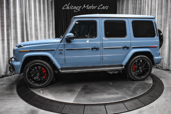 Used 2025 Mercedes-Benz G63 AMG MANUFAKTUR China Blue Only 2300 Miles Carbon Fiber LOADED Perfect HIGH MSRP for sale Sold at Chicago Motor Cars in West Chicago IL 60185 1