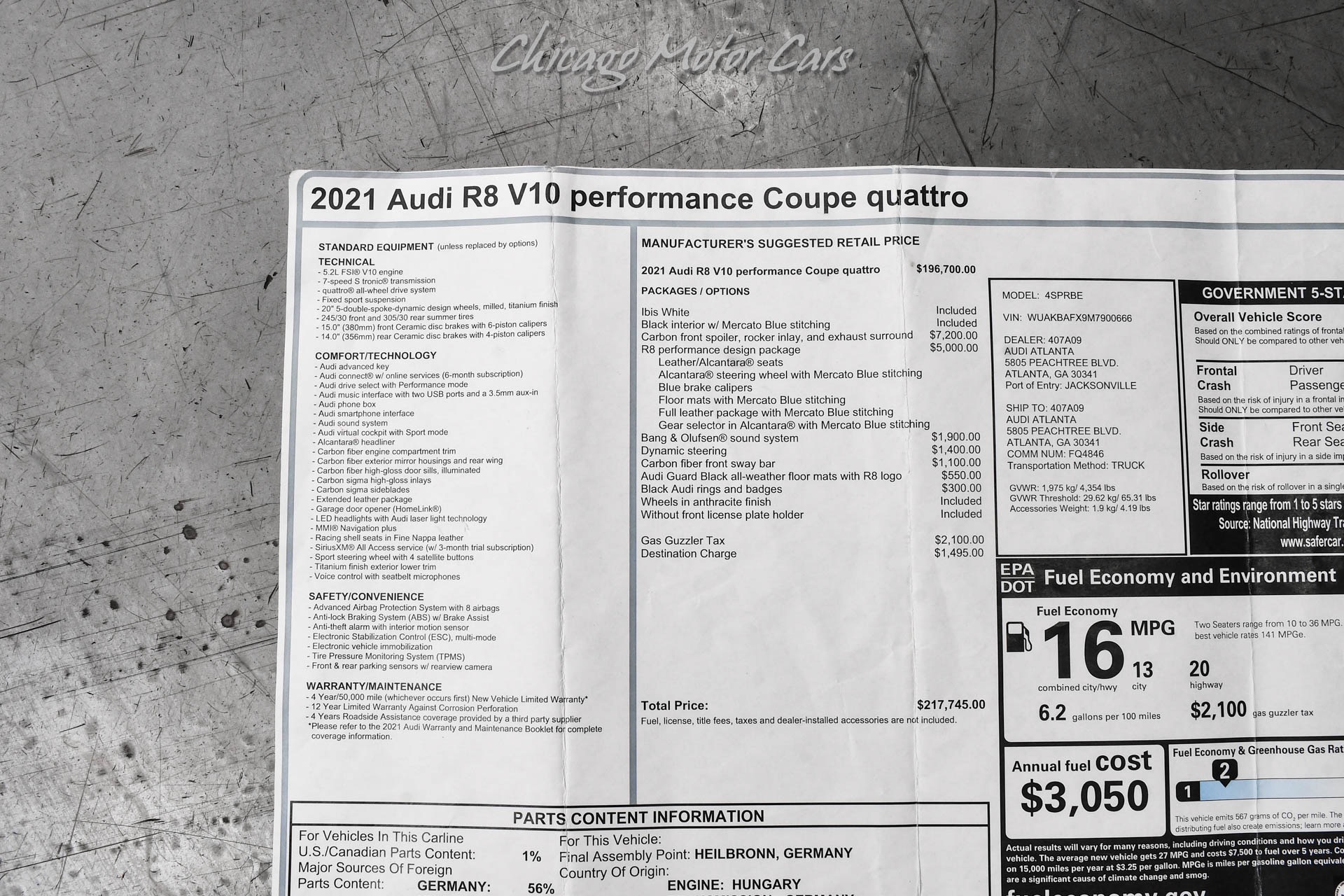 2021 AUDI R8 - Image 58