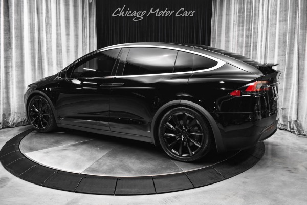 Used 2020 Tesla Model X Long Range! White Interior! Onyx Black Wheels! Self Driving Capability! for sale Sold at Chicago Motor Cars in West Chicago IL 60185 3