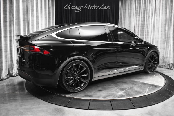 Used 2020 Tesla Model X Long Range! White Interior! Onyx Black Wheels! Self Driving Capability! for sale Sold at Chicago Motor Cars in West Chicago IL 60185 5