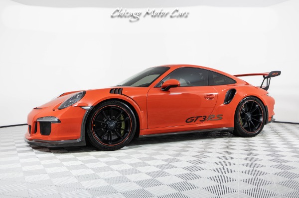 Used 2016 Porsche 911 GT3 RS DB Carbon Kit! Black/Lava Orange Interior! Front Lift! Carbon Ceramics! for sale Sold at Chicago Motor Cars in West Chicago IL 60185 2