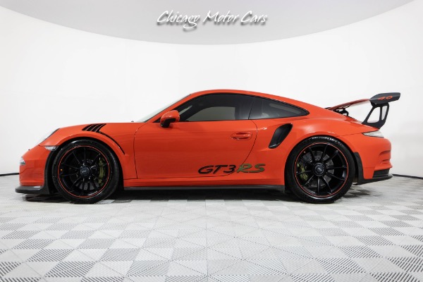 Used 2016 Porsche 911 GT3 RS DB Carbon Kit! Black/Lava Orange Interior! Front Lift! Carbon Ceramics! for sale Sold at Chicago Motor Cars in West Chicago IL 60185 3