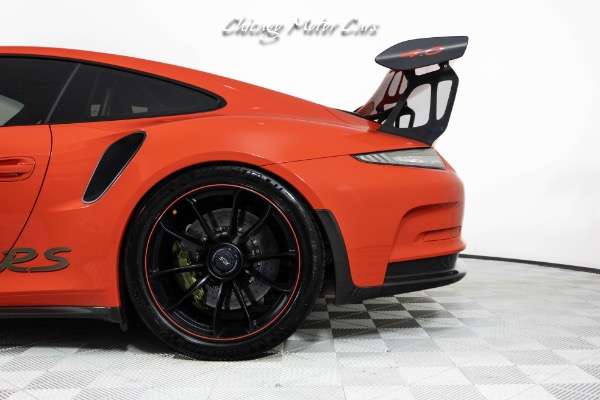 Used 2016 Porsche 911 GT3 RS DB Carbon Kit! Black/Lava Orange Interior! Front Lift! Carbon Ceramics! for sale Sold at Chicago Motor Cars in West Chicago IL 60185 4