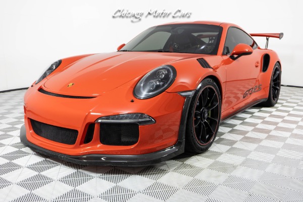 Used 2016 Porsche 911 GT3 RS DB Carbon Kit! Black/Lava Orange Interior! Front Lift! Carbon Ceramics! for sale Sold at Chicago Motor Cars in West Chicago IL 60185 6