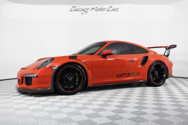 Used 2016 Porsche 911 GT3 RS DB Carbon Kit! Black/Lava Orange Interior! Front Lift! Carbon Ceramics! for sale Sold at Chicago Motor Cars in West Chicago IL 60185 1