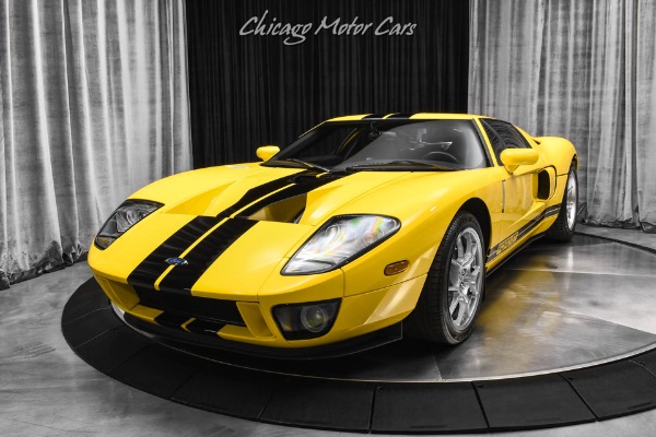 Used 2005 Ford GT 4 Option Car Rare Speed Yellow Only 9k Miles Collector Quality for sale Sold at Chicago Motor Cars in West Chicago IL 60185 2