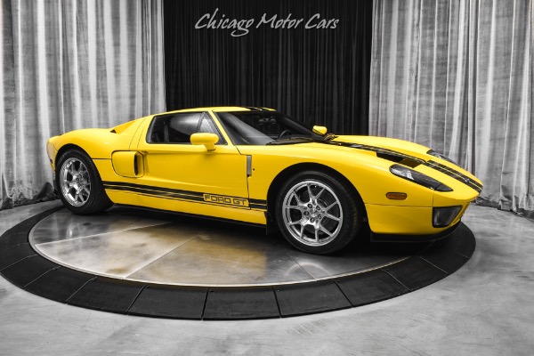 Used 2005 Ford GT 4 Option Car Rare Speed Yellow Only 9k Miles Collector Quality for sale Sold at Chicago Motor Cars in West Chicago IL 60185 6