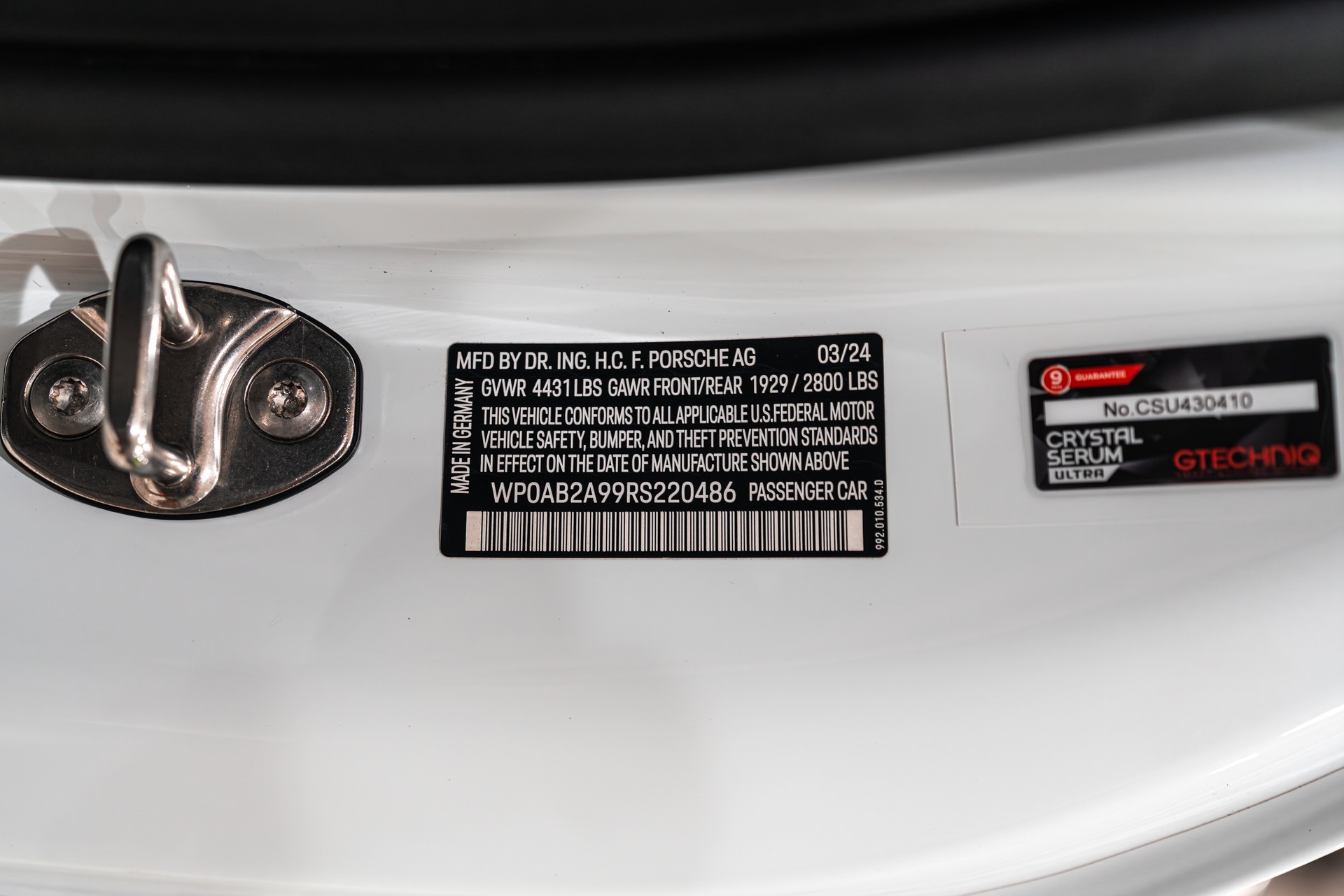 2024 PORSCHE 911 - Image 62