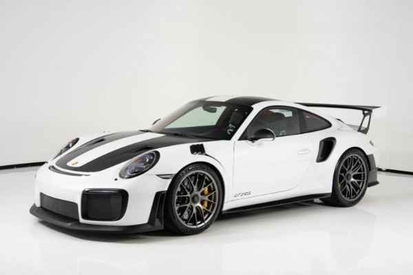 Used 2018 Porsche 911 GT2 RS Weissach Package PTS Oryx White for sale Sold at Chicago Motor Cars in West Chicago IL 60185 1
