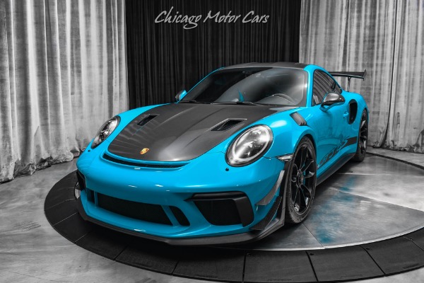 Used 2019 Porsche 911 GT3 RS MIAMI BLUE! $235K MSRP! WEISSACH! DUNDON POWER PACKAGE! FULL PPF for sale Sold at Chicago Motor Cars in West Chicago IL 60185 2