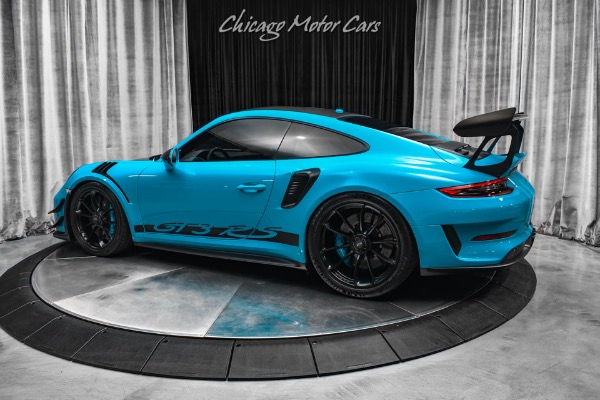 Used 2019 Porsche 911 GT3 RS MIAMI BLUE! $235K MSRP! WEISSACH! DUNDON POWER PACKAGE! FULL PPF for sale Sold at Chicago Motor Cars in West Chicago IL 60185 3