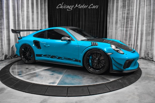 Used 2019 Porsche 911 GT3 RS MIAMI BLUE! $235K MSRP! WEISSACH! DUNDON POWER PACKAGE! FULL PPF for sale Sold at Chicago Motor Cars in West Chicago IL 60185 6