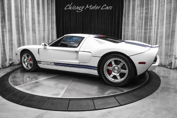 Used 2005 Ford GT Coupe Only 5,700 Miles Pristine Condition! White/Blue Stripes 3 Option Car! for sale Sold at Chicago Motor Cars in West Chicago IL 60185 3