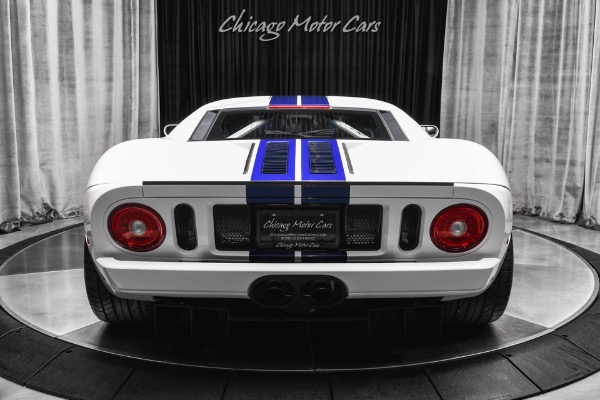 Used 2005 Ford GT Coupe Only 5,700 Miles Pristine Condition! White/Blue Stripes 3 Option Car! for sale Sold at Chicago Motor Cars in West Chicago IL 60185 4