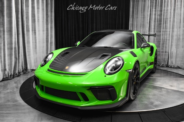 Used 2019 Porsche 911 GT3 RS Weissach Pkg! Lizard Green! PCCB! Front Axle Lifter! Sport Chrono! Loaded! for sale Sold at Chicago Motor Cars in West Chicago IL 60185 2