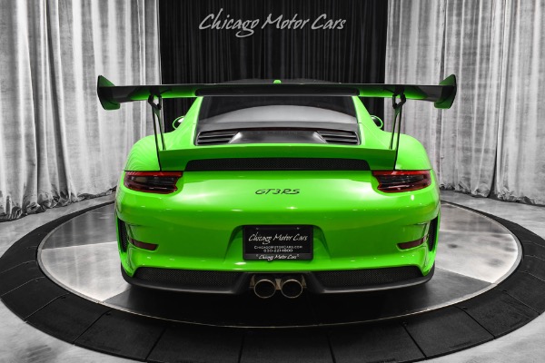 Used 2019 Porsche 911 GT3 RS Weissach Pkg! Lizard Green! PCCB! Front Axle Lifter! Sport Chrono! Loaded! for sale Sold at Chicago Motor Cars in West Chicago IL 60185 4