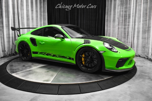 Used 2019 Porsche 911 GT3 RS Weissach Pkg! Lizard Green! PCCB! Front Axle Lifter! Sport Chrono! Loaded! for sale Sold at Chicago Motor Cars in West Chicago IL 60185 6