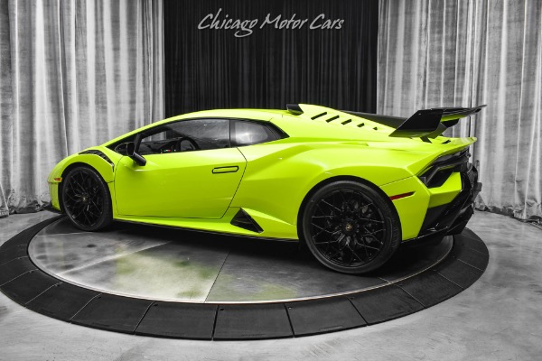 Used 2022 Lamborghini Huracan STO Verde Scandal! Front Axle Lifter!  Lamborghini Telemetry!  Contrast Pack! for sale Sold at Chicago Motor Cars in West Chicago IL 60185 3