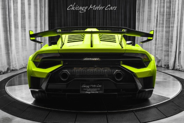 Used 2022 Lamborghini Huracan STO Verde Scandal! Front Axle Lifter!  Lamborghini Telemetry!  Contrast Pack! for sale Sold at Chicago Motor Cars in West Chicago IL 60185 4