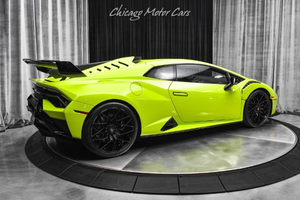 Used 2022 Lamborghini Huracan STO Verde Scandal! Front Axle Lifter!  Lamborghini Telemetry!  Contrast Pack! for sale Sold at Chicago Motor Cars in West Chicago IL 60185 5