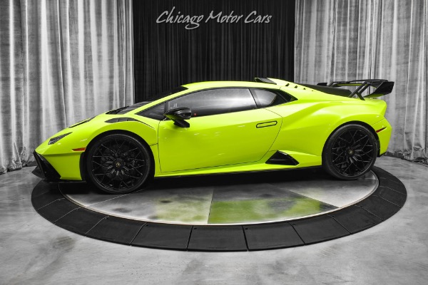 Used 2022 Lamborghini Huracan STO Verde Scandal! Front Axle Lifter!  Lamborghini Telemetry!  Contrast Pack! for sale Sold at Chicago Motor Cars in West Chicago IL 60185 1