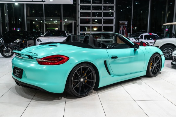 Used 2013 Porsche Boxster Convertible! Low Miles! Tiffany Blue Wrap! Comfort Seats! Stunning! for sale Sold at Chicago Motor Cars in West Chicago IL 60185 4