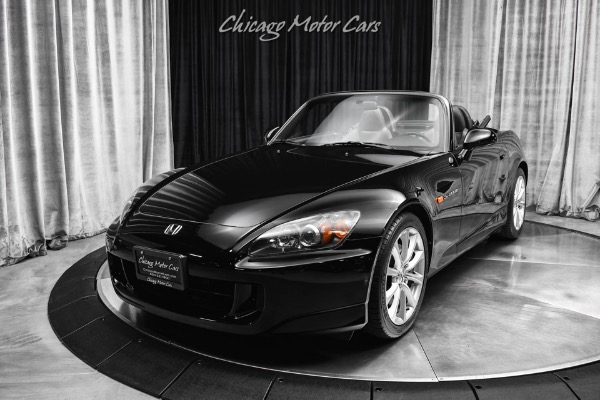 Used 2007 Honda S2000 Black on Black Only 30k Miles 2 Owner Vehicle Iconic Honda Roadster for sale Sold at Chicago Motor Cars in West Chicago IL 60185 2