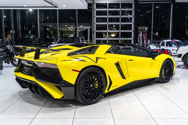 Used 2017 Lamborghini Aventador LP750-4 SV Roadster Only 64 Miles Carbon Fiber Roof BRAND NEW for sale Sold at Chicago Motor Cars in West Chicago IL 60185 5