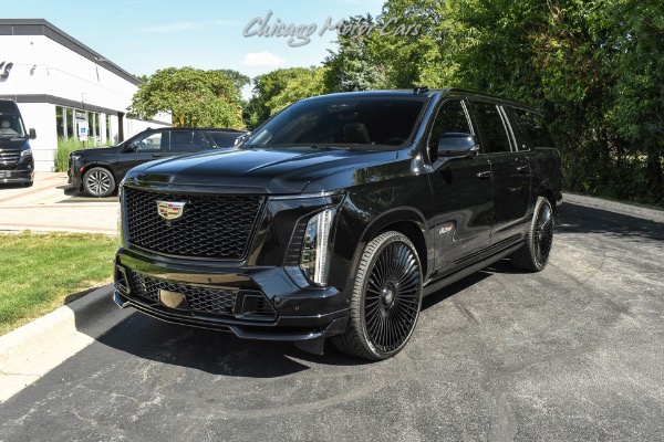 Used 2025 Cadillac Escalade ESV V-Series Forgiattos! RES! AKG Premium Sound! Panoramic Roof! Soft Close Doors! for sale Sold at Chicago Motor Cars in West Chicago IL 60185 2