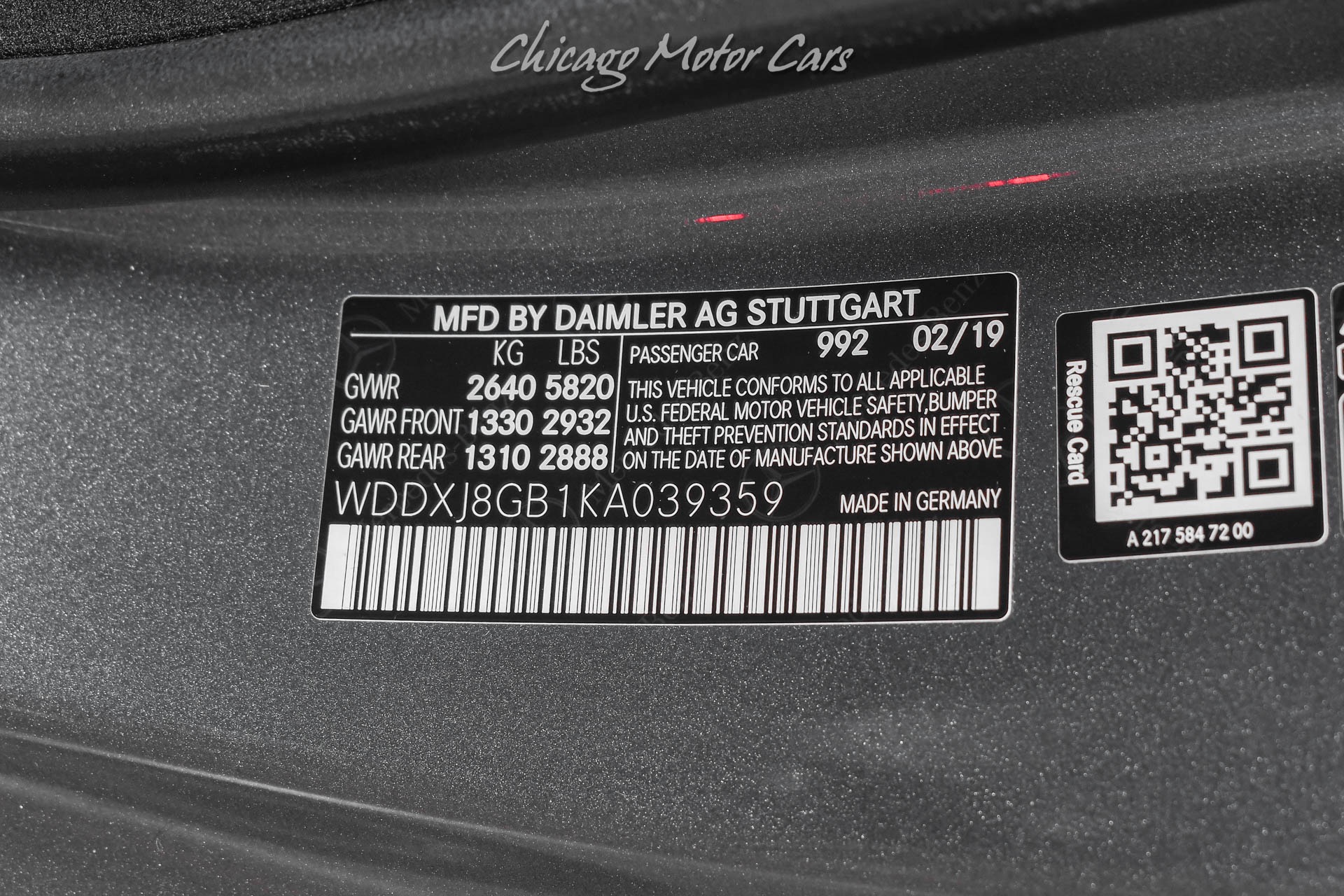 2019 MERCEDES-BENZ S-CLASS - Image 53