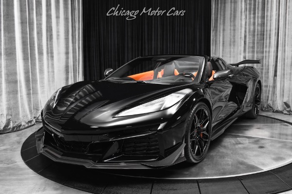 Used 2025 Chevrolet Corvette Z06 Convertible 3LZ MSRP $168925+ Only 2K Miles! Visible Aero! Custom Lights for sale Sold at Chicago Motor Cars in West Chicago IL 60185 2