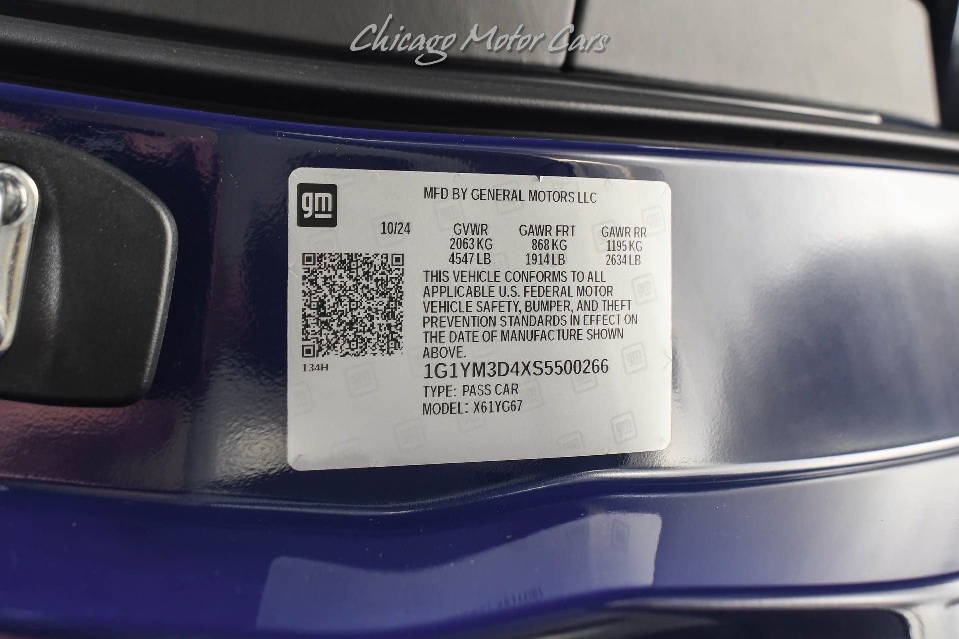 2025 CHEVROLET CORVETTE - Image 62